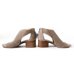 NEW Lucky Brand Nacria Suede Block Heels